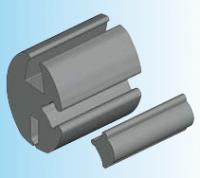 門窗玻璃橡膠密封膠條 含固定條 1030